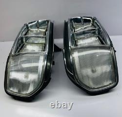 Toyota Land Cruiser 80 Series Quad Twin Headlights Set LH+RH Bolt on Swap FJ80