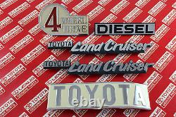 Toyota Land Cruiser FJ40 BJ40 40 Series Diesel OEM Genuine Emblem Plate 1969-86