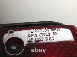 Toyota Land Cruiser Fj70 Fj73 Fj75 Hj75 Oem Rear Tail Light Lamp Set Lens Lh Rh