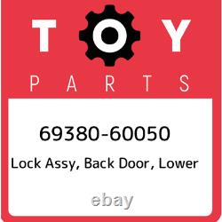 Toyota Landcruiser 100 105 series Lower Back Barn Right RH Door Lock Genuine